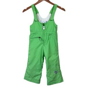OBERMEYER Snoverall Ski Snow Green Pants Girls Kid Size 4
